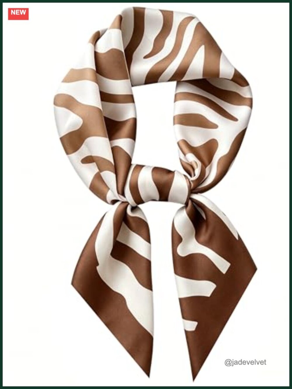 Silky Square Scarf Lightweight Multi-Use Neck Head Hair Wrist Bag Accessory